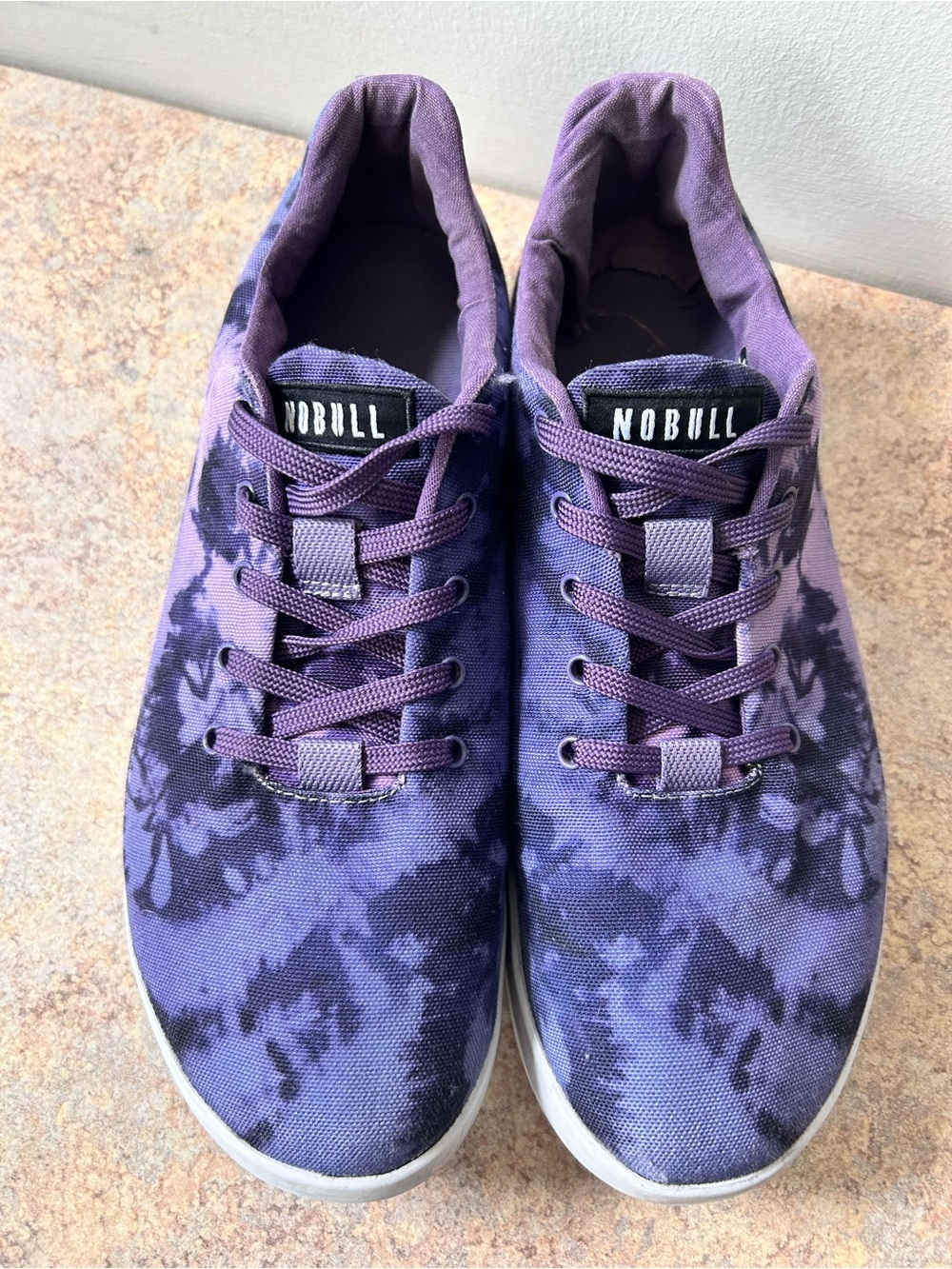 Nike No Bull Men’s Wisteria Gym Shoes in Tie-dye Purple Size 10